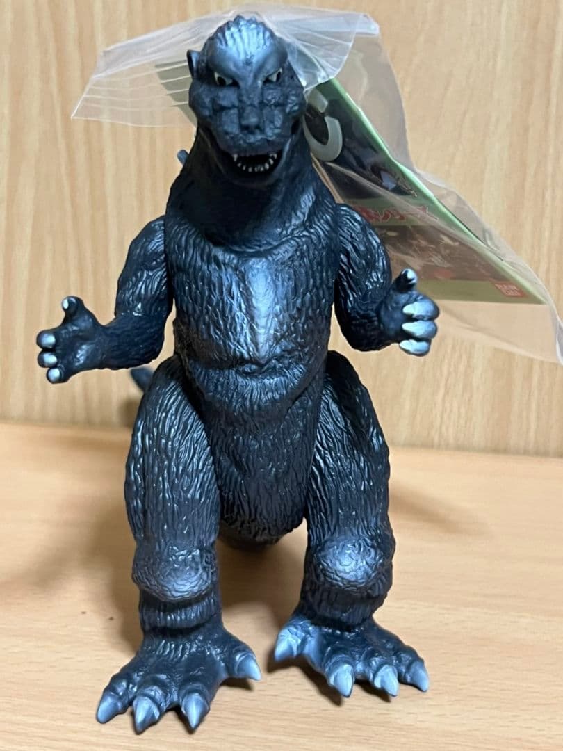 ☆バンダイソフビ東宝怪獣シリーズ☆初代ゴジラ1998タグ付き③