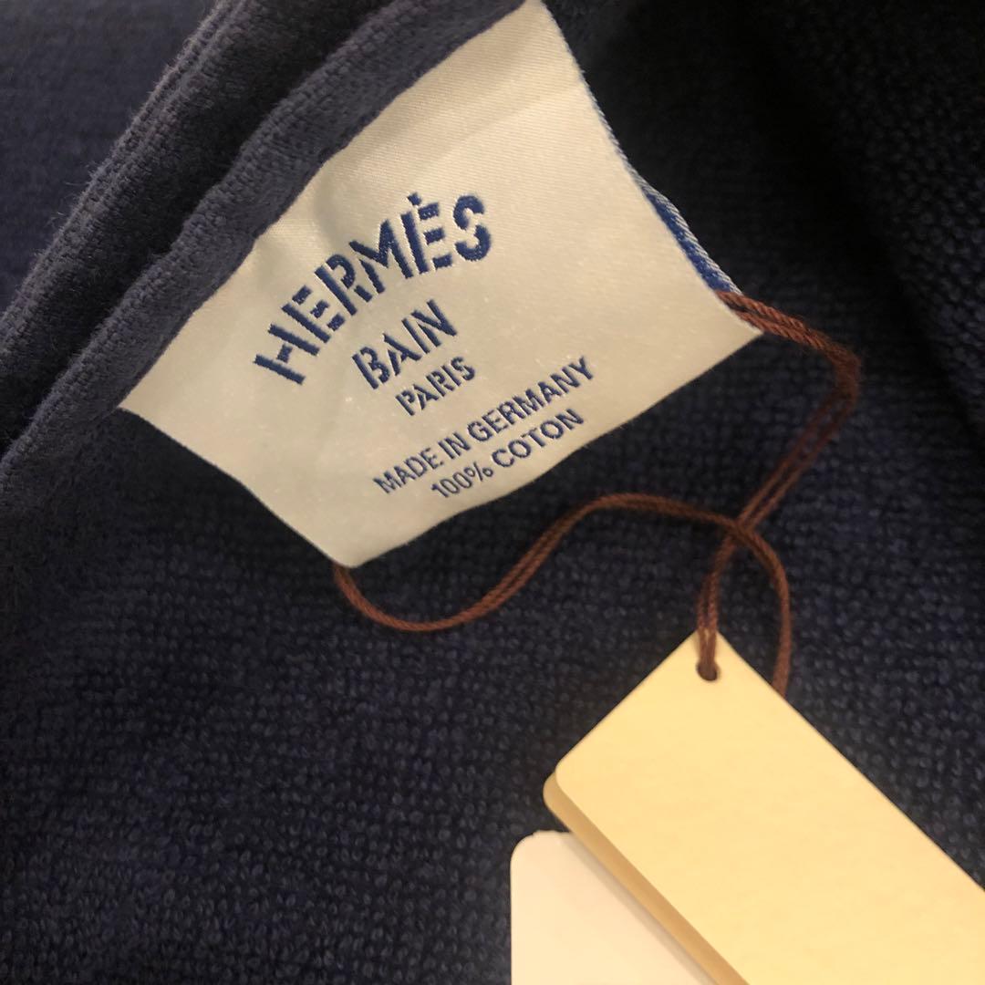 HERMES ビーチタオル バスタオル100%コットン