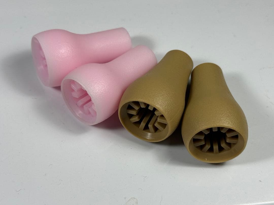 DRTバリアル　ハンドルノブ　ファット　スリム　サンド　ピンク　セット