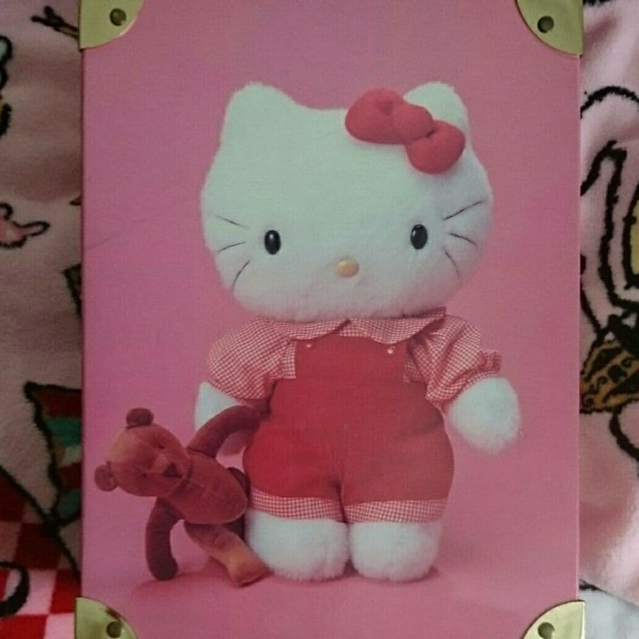 希少☆アンティークハローキティシリアルナンバー入りぬいぐるみ※専用Box付