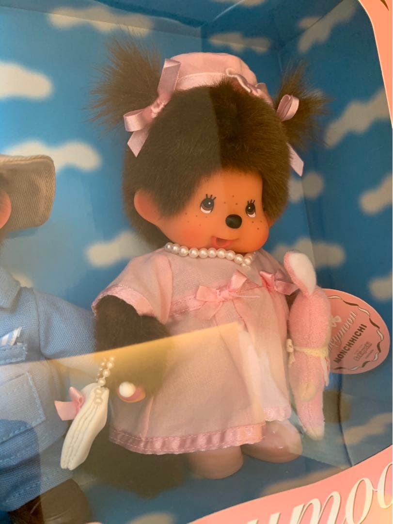 2004年発売 新品 ハネムーン モンチッチ monchhichi 1117