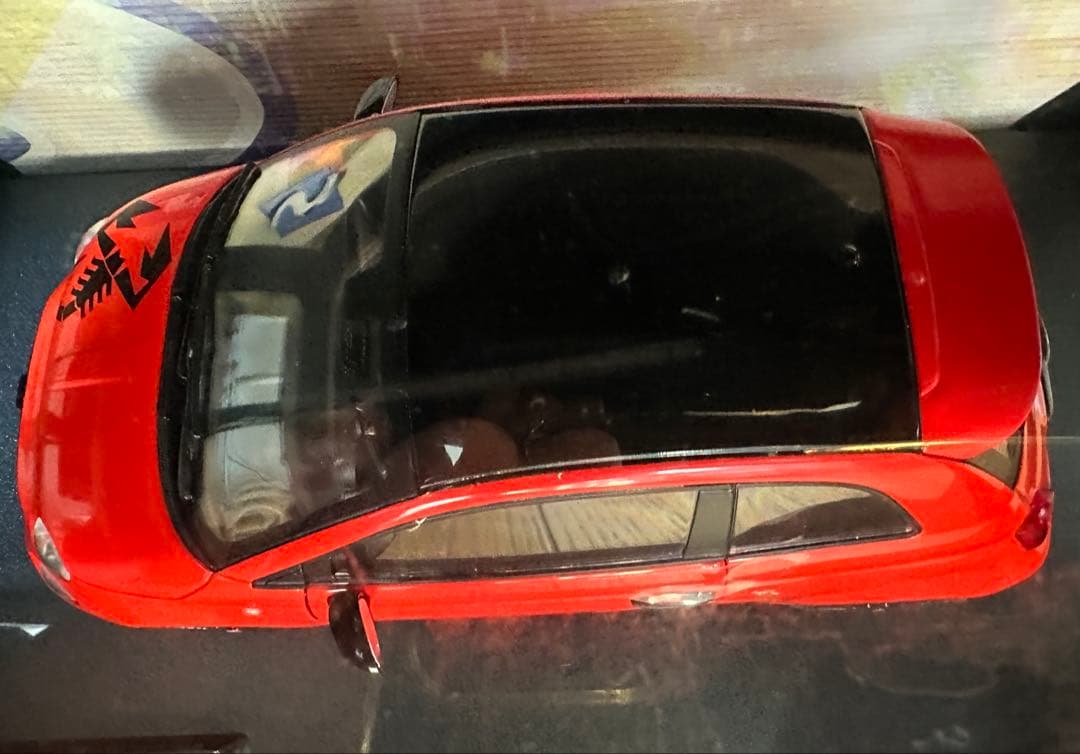 SOLIDOABARTH 500 ミニカー レッドスコーピオン1/18値下げ