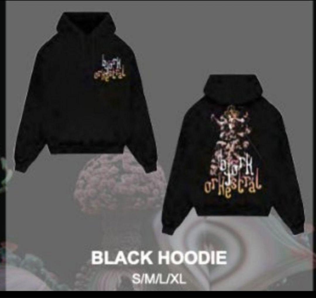 bjork ビョーク　orchestral ツアー　フーディー パーカー新品