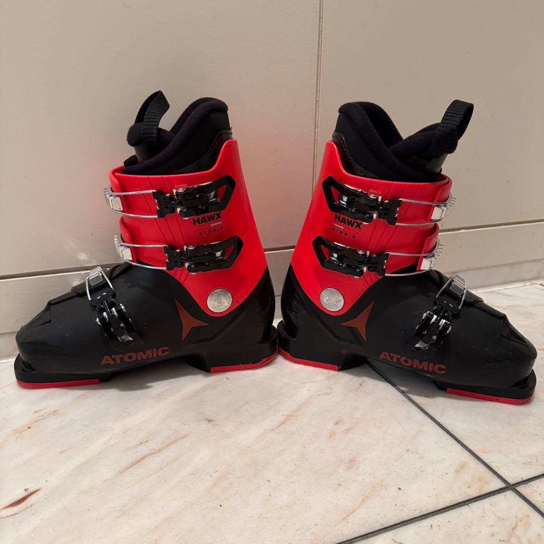 ATOMIC HAWX 子ども用スキーブーツ 赤黒　23-23.5