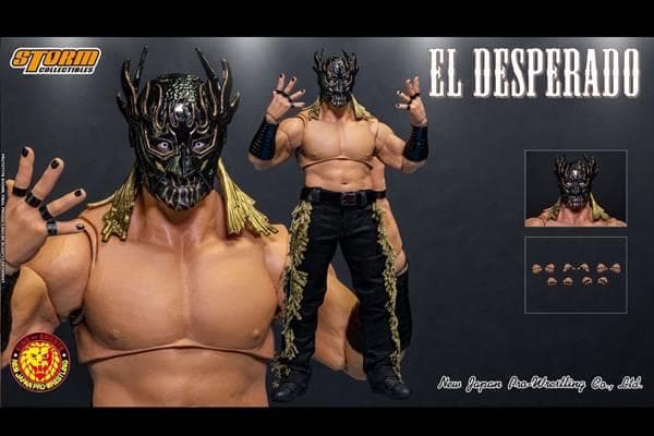 【新品】エル・デスペラード フィギュア 黒金マスク ストームコレクティブルズ