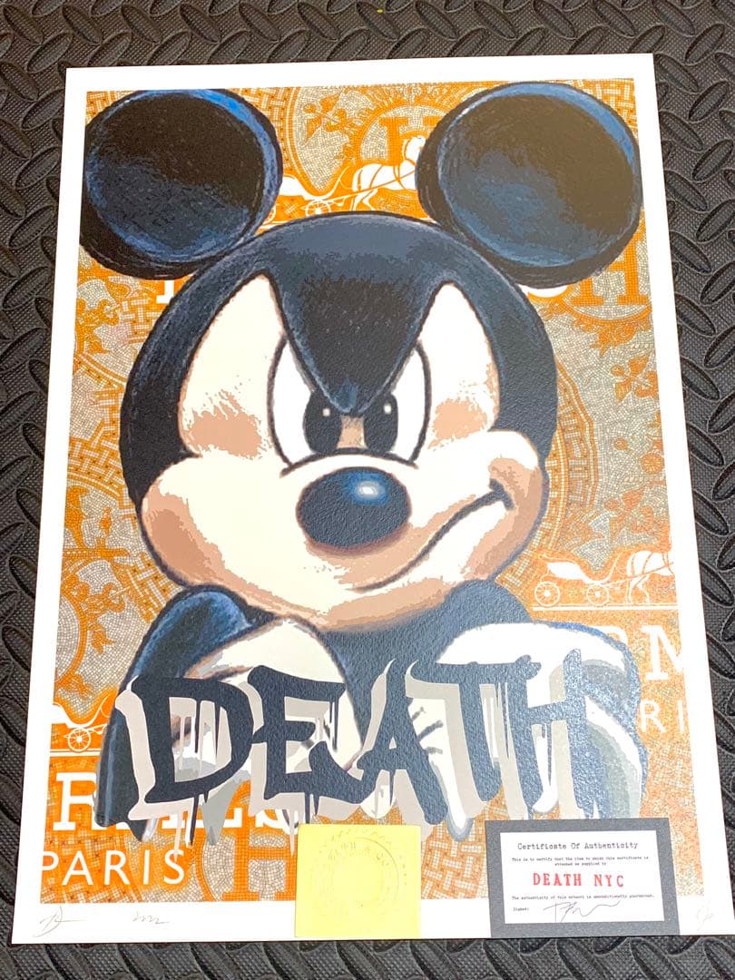 SOLD完売！  DEATHNYC  世界限定100枚 エルメス ミッキーマウス