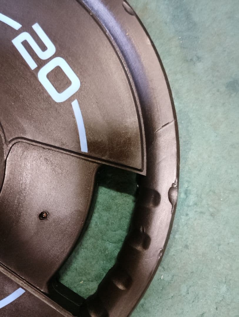 オリンピック プレート　MUSCLEARTS 20kgプレート 1枚②