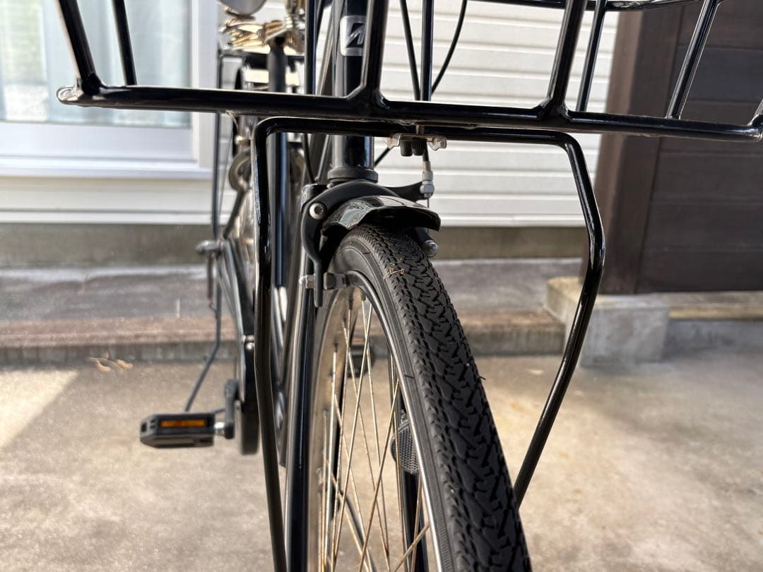 【限定車ウェッジロック】黒 シティサイクル　引き取り限定