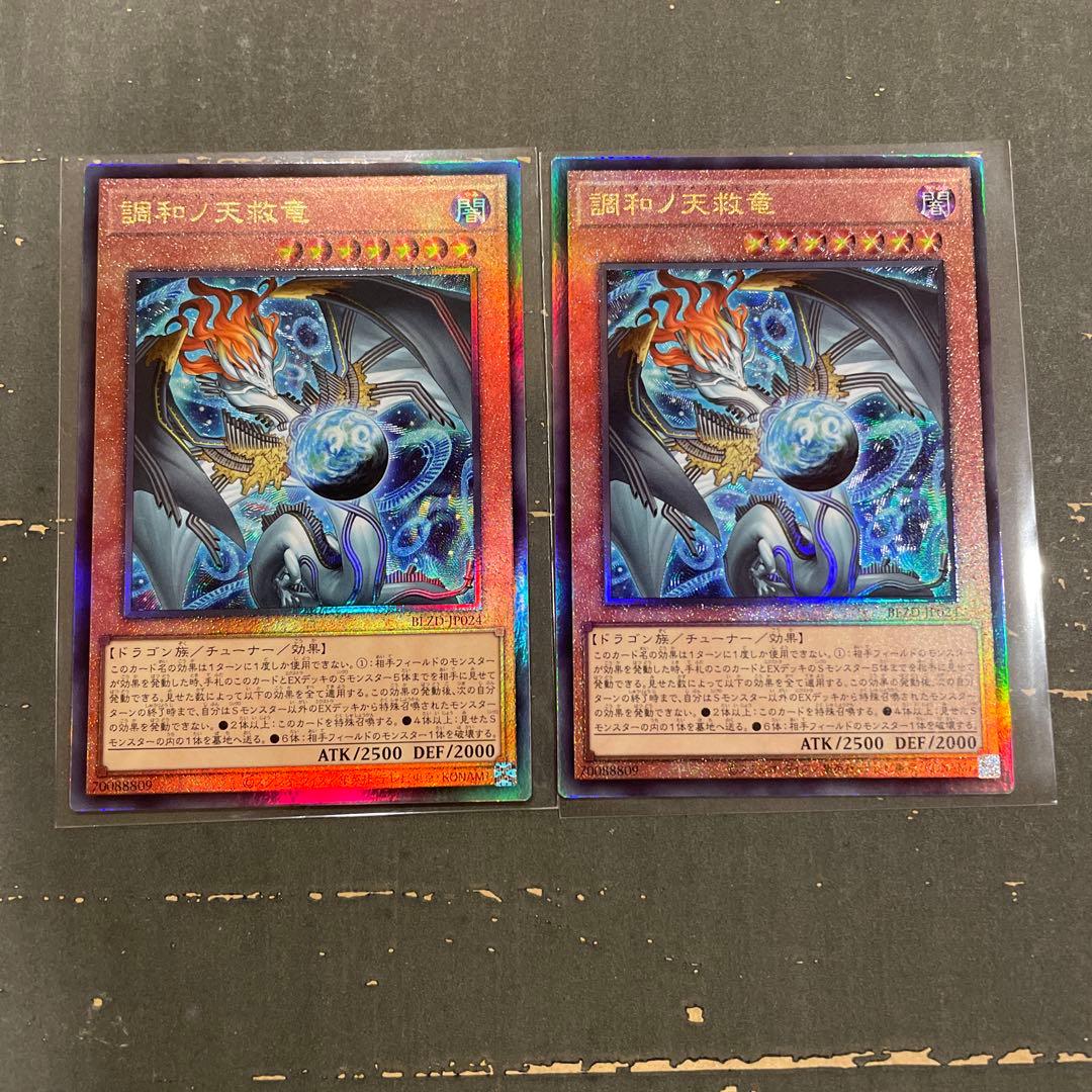 調和ノ天救竜 BLZD-JP024　レリーフ 2枚