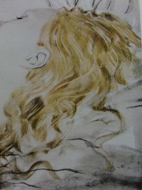 藤田嗣治、「オペラ座の夢」、希少画集画、状態良好、新品高級額装付