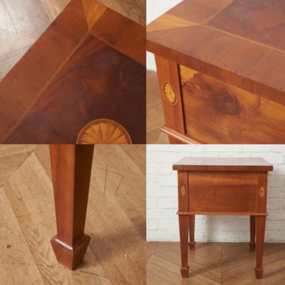 【マホガニー／アンティーク】サイドテーブル・オケージョナルテーブル