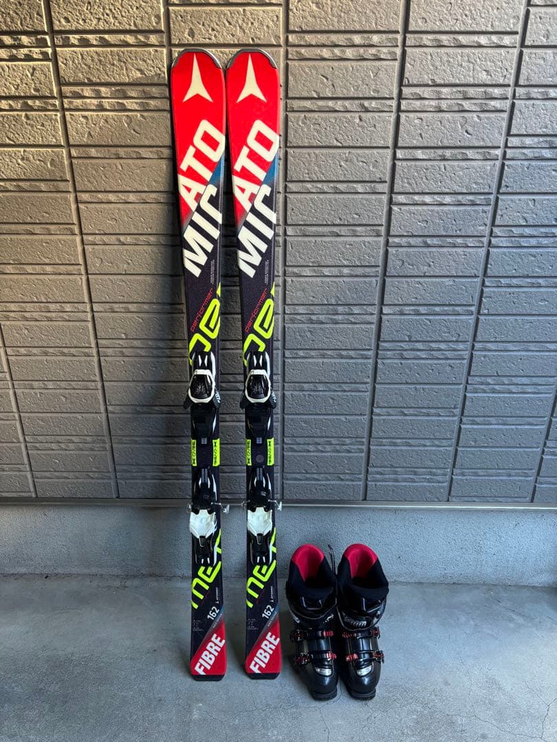 スキー板　ブーツ　アトミック　162cm カービング　ブーツ25〜26.5cm