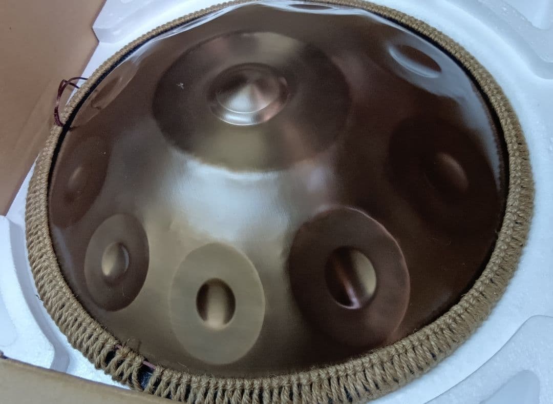 ハンドパン　小さめの49センチ Dマイナー 10音　A＝432Hz 新品