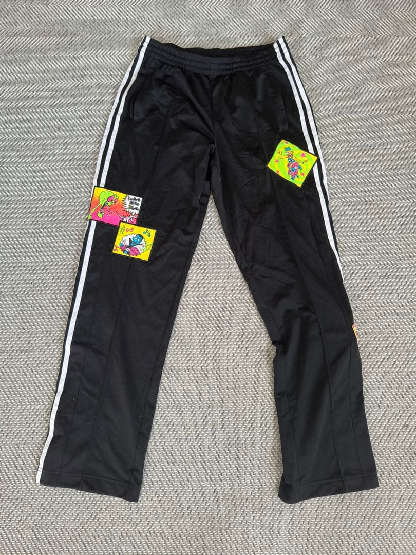 レアJeremy Scott x Adidas トラックパンツ　パッチ付き⭐︎