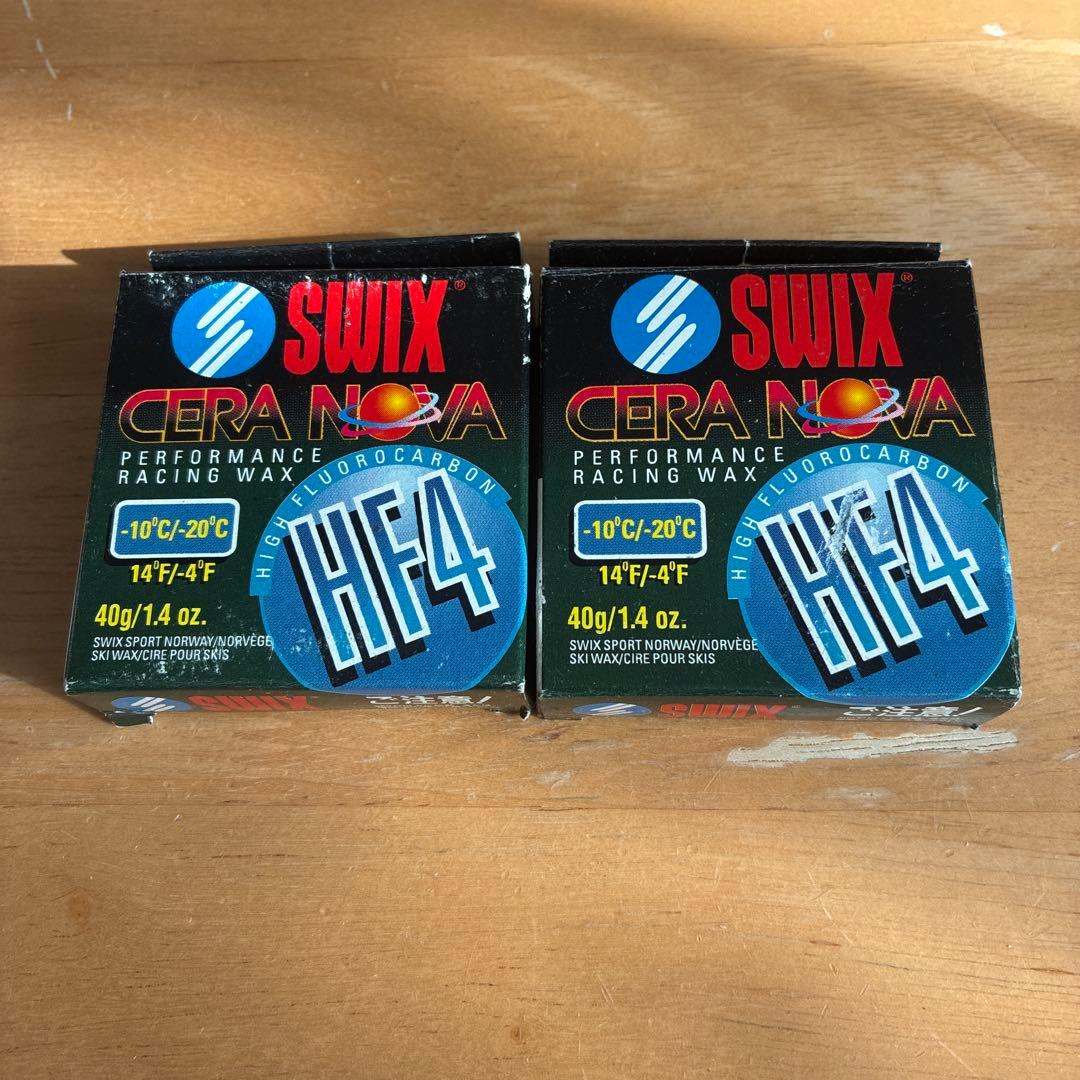 SWIX CERA NOVA HF4 フッ素ワックス 40g 2個セット