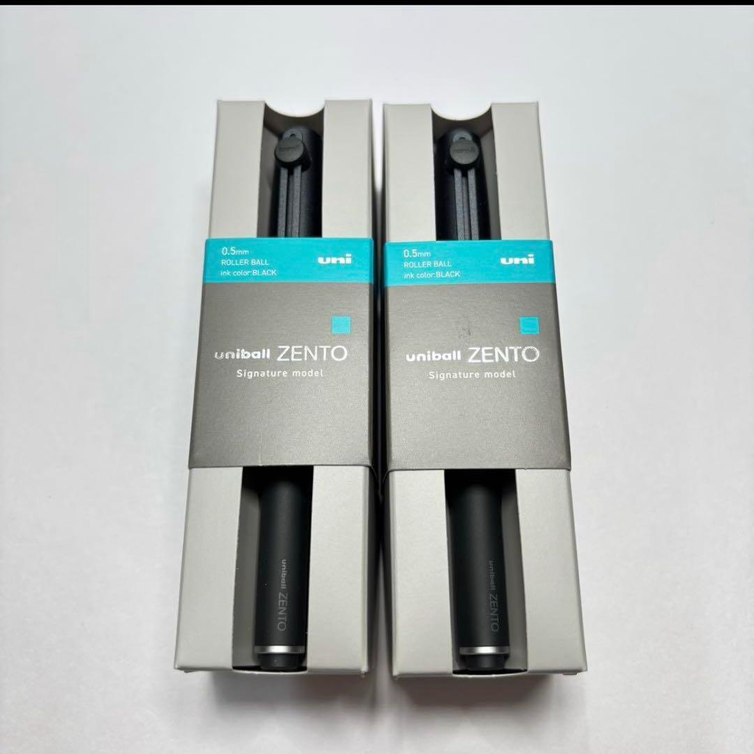 三菱 ユニボールゼント シグニチャー zento 0.5 ブラック 2本