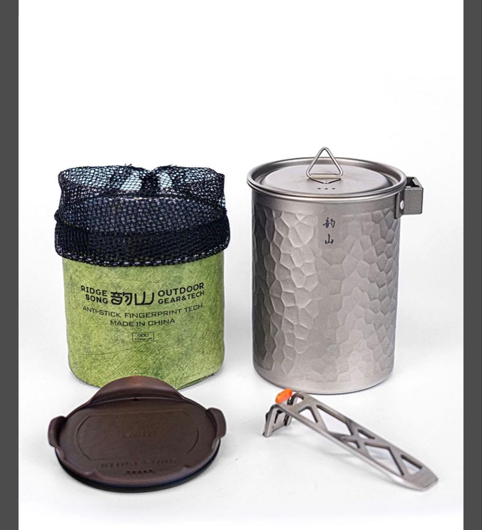RIDGE SONG チタンマグ アルコールストーブ セット売り