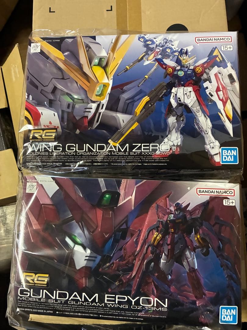 RG ウイングガンダムゼロ&ガンダムエピオン