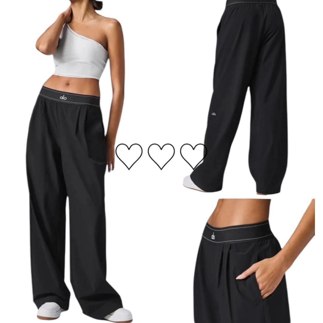 Alo Yoga パンツ アローヨガ Sサイズ　スーツアップトラウザー　ブラック
