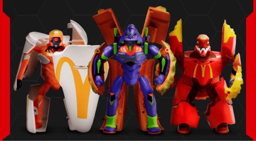 マクドナルド　エバンゲリオンバリューセット　フィギュア