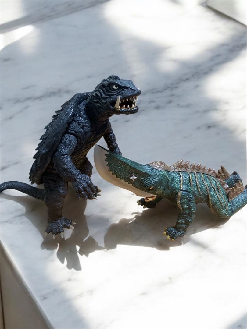 大怪獣ガメラVS大悪獣ギロン・リアルフィギュア・硬質ソフビ・角川大映・大全集