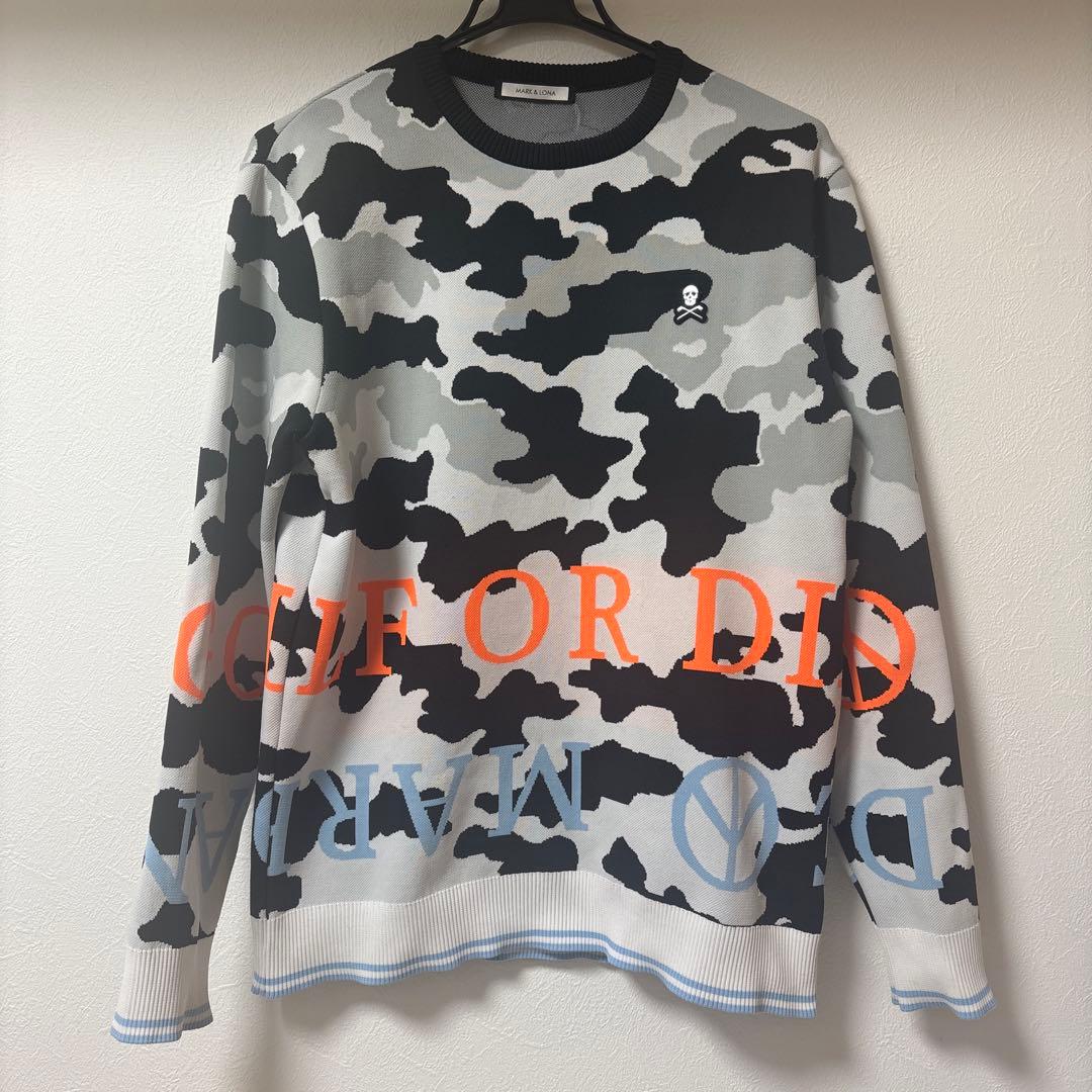 MARK & LONA 迷彩柄セーター