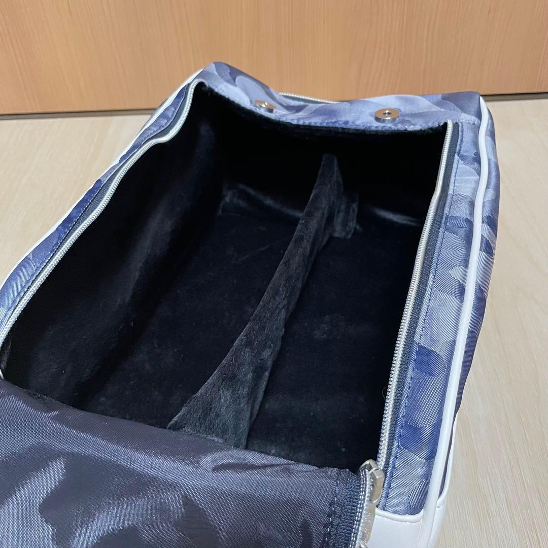 MARK&LONA シューズケース　ジャガード　カモフラ