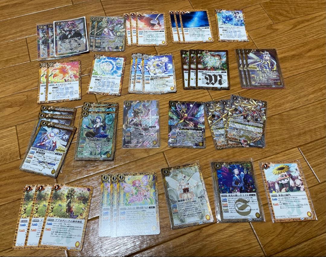 バトスピ　楽族デッキパーツまとめ　スリーブ付き