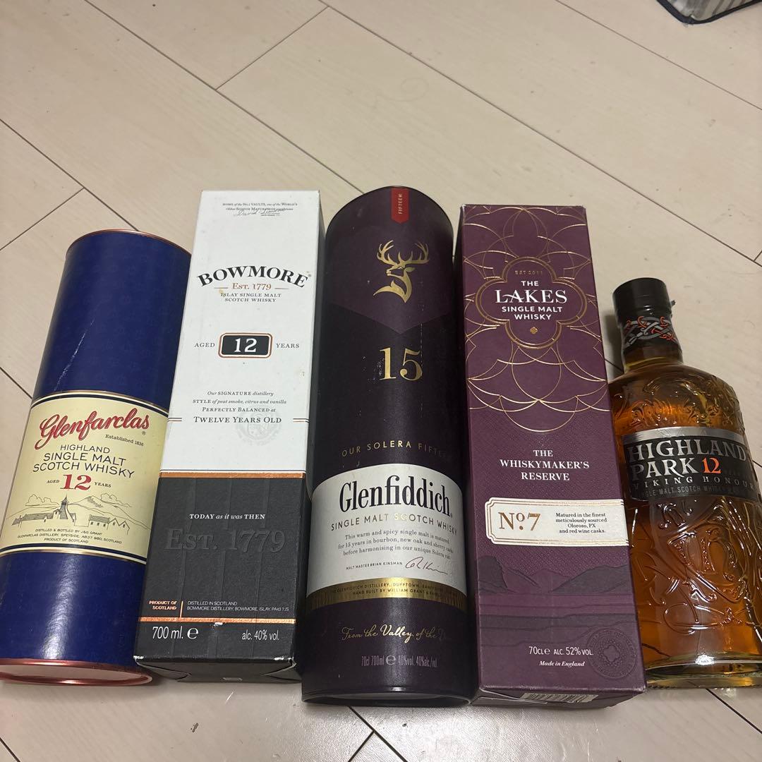 ウイスキー　5本セット