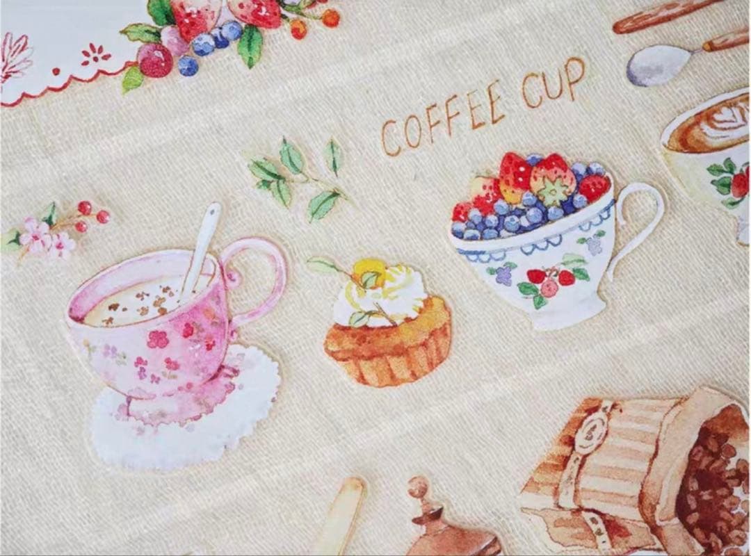 醒醒文创《春櫻茶歇》海外マスキングテープ　マステ 【2438】