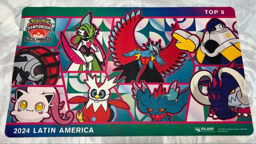 【非売品希少】ポケモンカード 2024 ラテンアメリカTOP8 プレイマット
