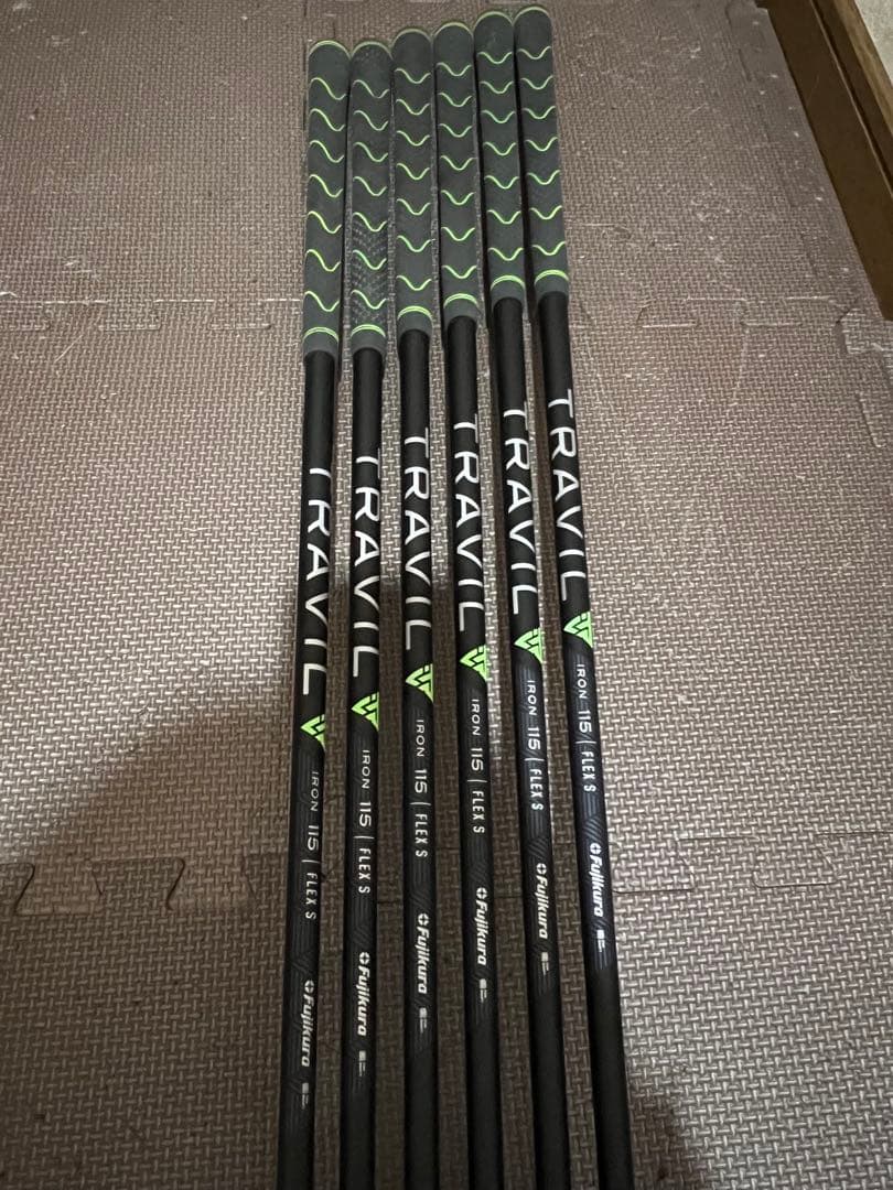 【美品】タイトリストT100アイアンセット　5〜P トラビル115S