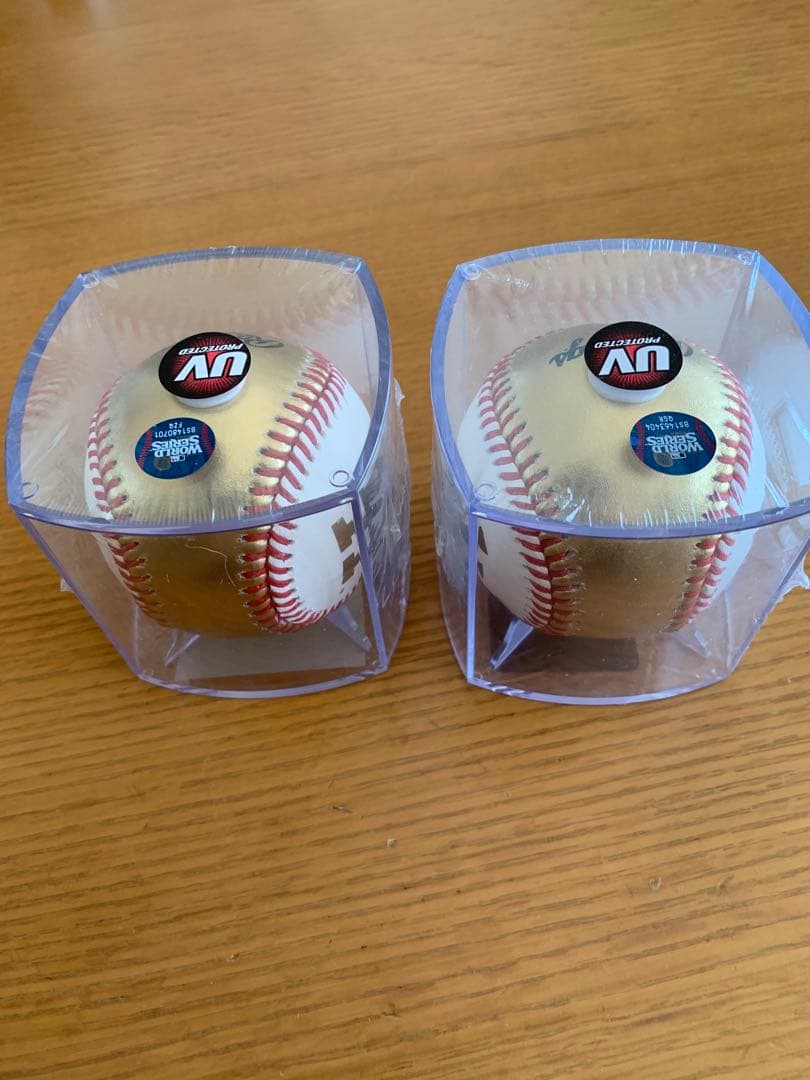 MLB 2024WS ドジャースvsヤンキース記念ボール２個セット新品未開封