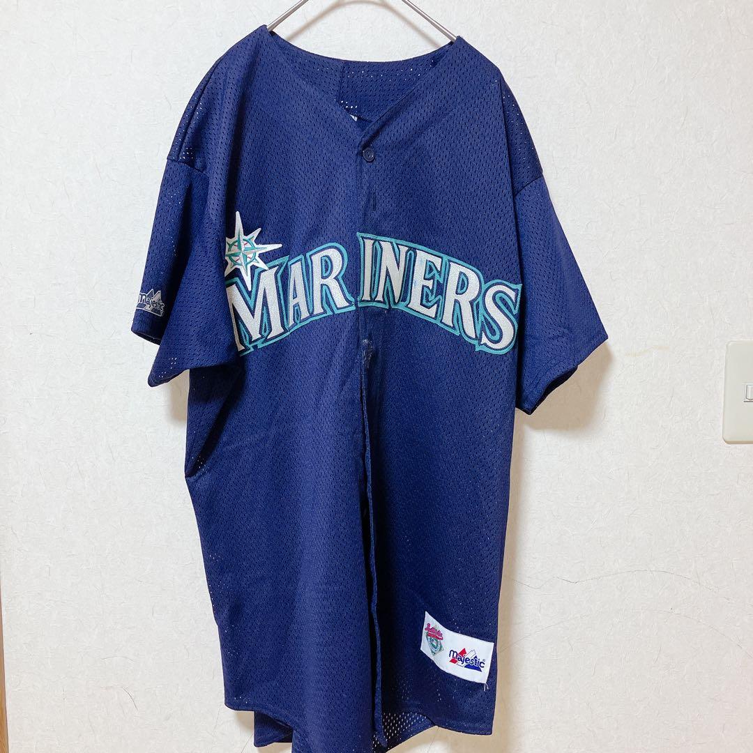 イチロー シアトルマリナーズ ユニフォーム 51 マジェスティック USA製　M