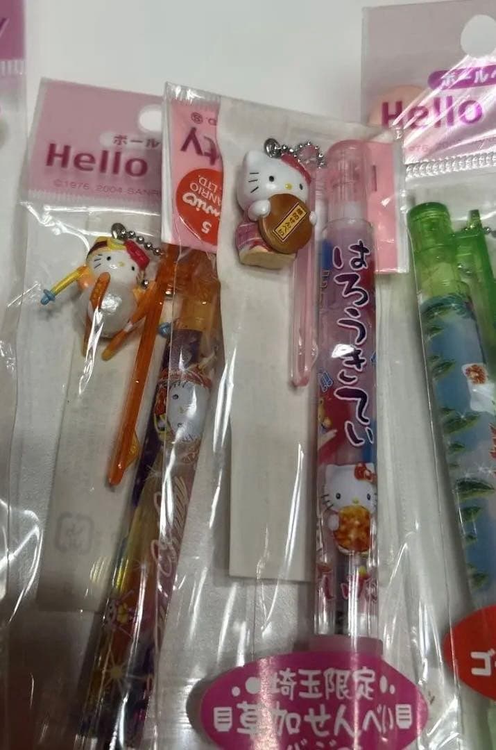 地域限定キティ　ボールペンシャーペンセットご当地キティサンリオキティちゃん10本