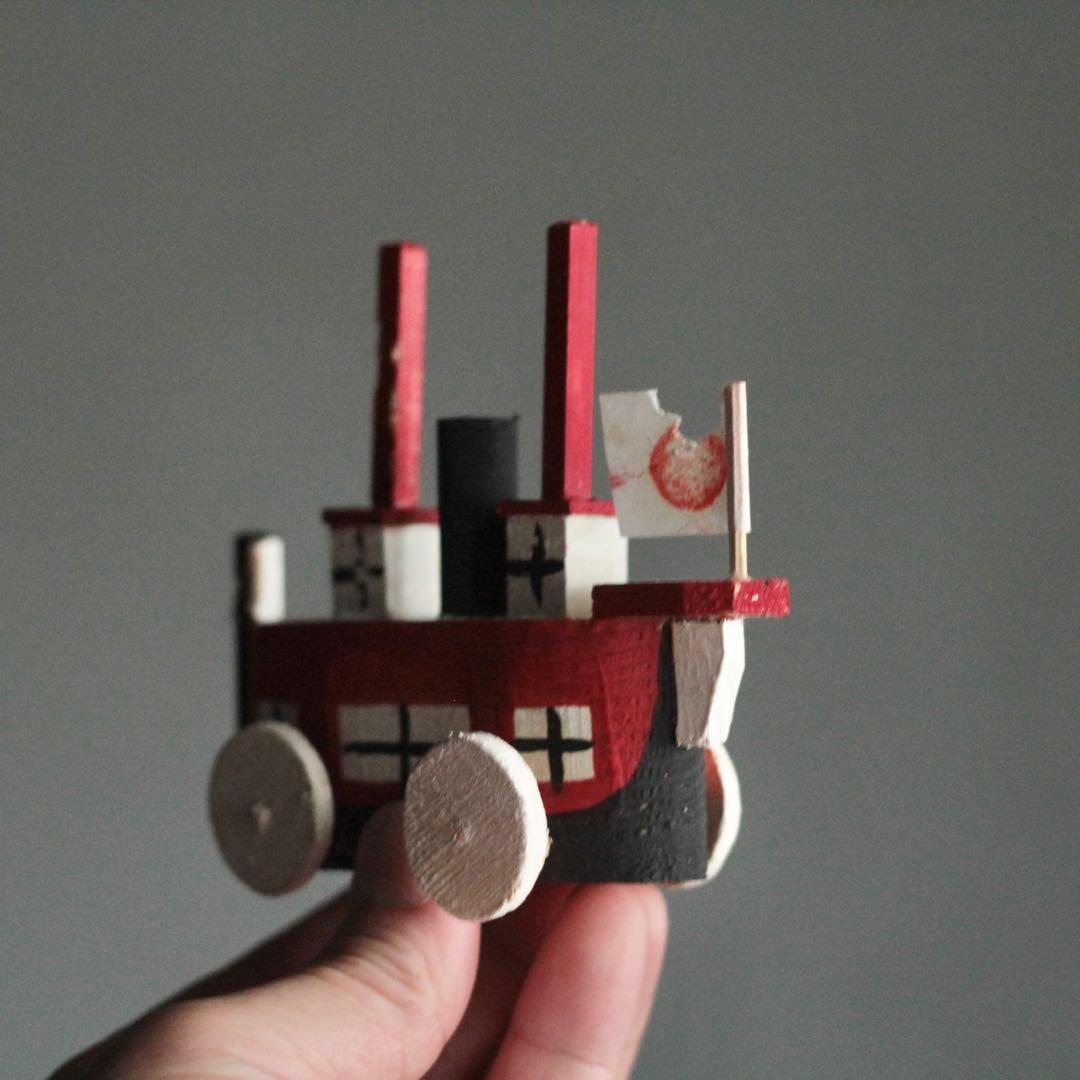 松江 蒸気船 郷土玩具 古道具 アンティーク