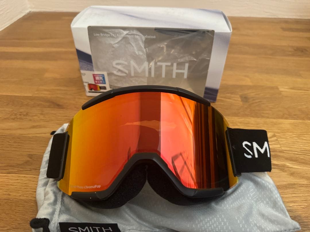 SMITH スミス Squadスノーボード ゴーグル　調光レンズ