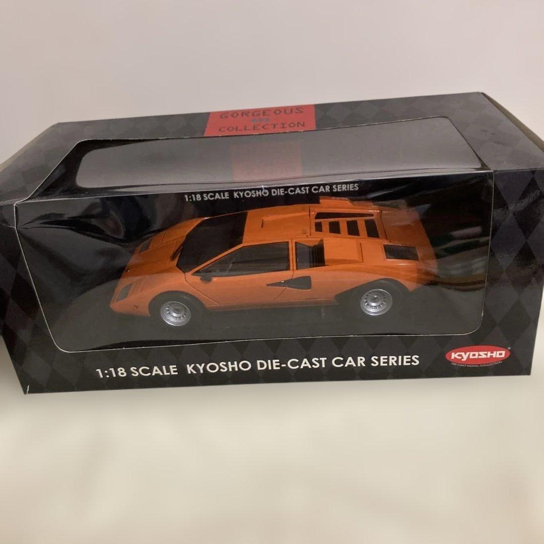 京商1/18 ランボルギーニ カウンタック LP400 オレンジ