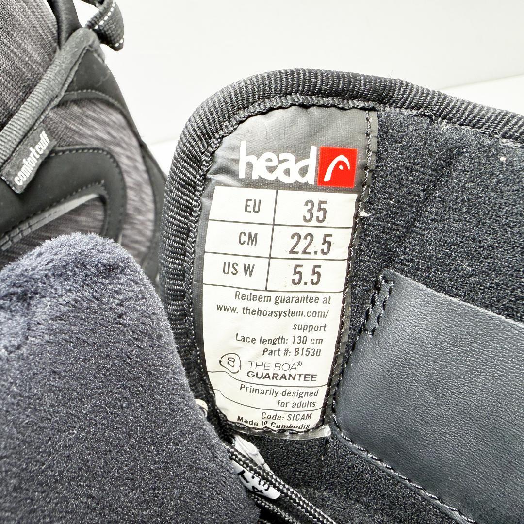 美品 head BOA スノーボードブーツ Galore ブラック 22.5cm