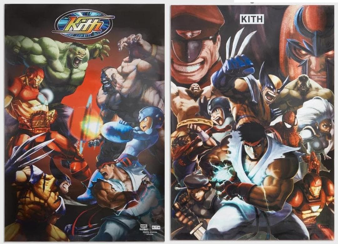 2枚セット Marvel vs. Capcom Kith Poster ポスター