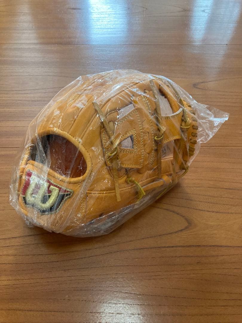 ウィルソンスタッフ グローブ デュアル 硬式用 内野用 日本製 オレンジ