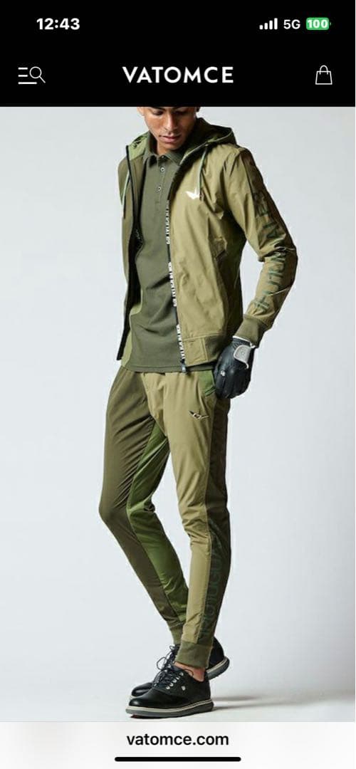 メンズウェア 1PIU1UGUALE3GOLF CRAZY WINDBREAKER SETUP