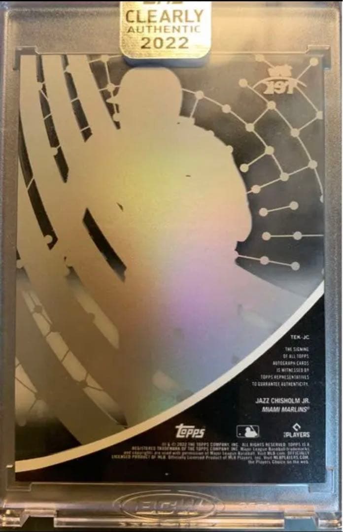 topps clearly authentic2022 ジャズチザムjr