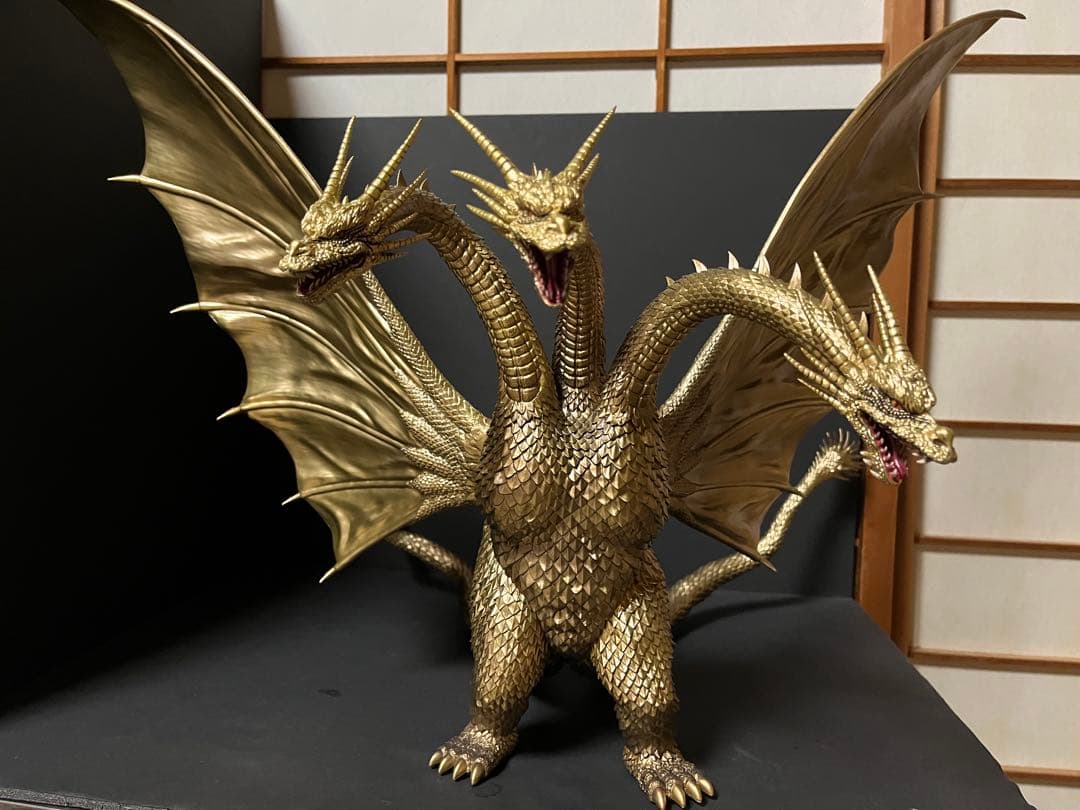 開封美品一番くじ ゴジラVSキングギドラ A賞 キングギドラ MAGNUVICS