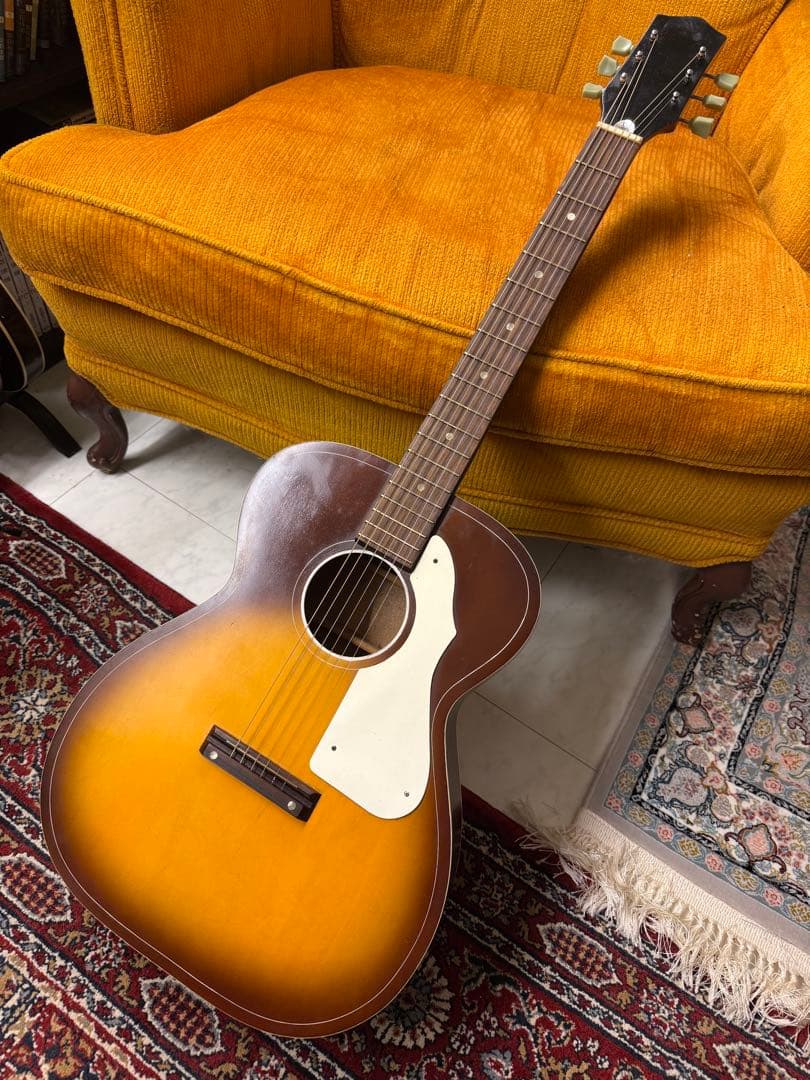 アコースティックギター　パーラーギター　ヴィンテージ　ジャンク　詳細不明