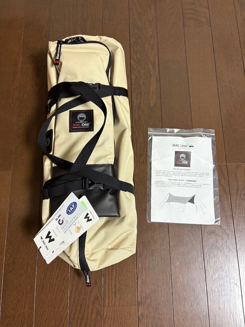 Mac one マックワン ヘキサタープ 限定Sサイズ ライトベージュ