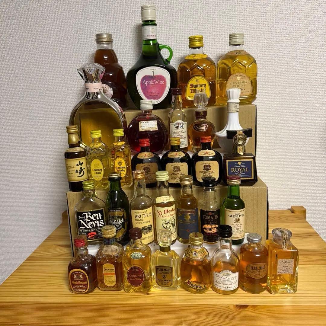 山崎ウイスキーコレクション ミニボトル34本セット