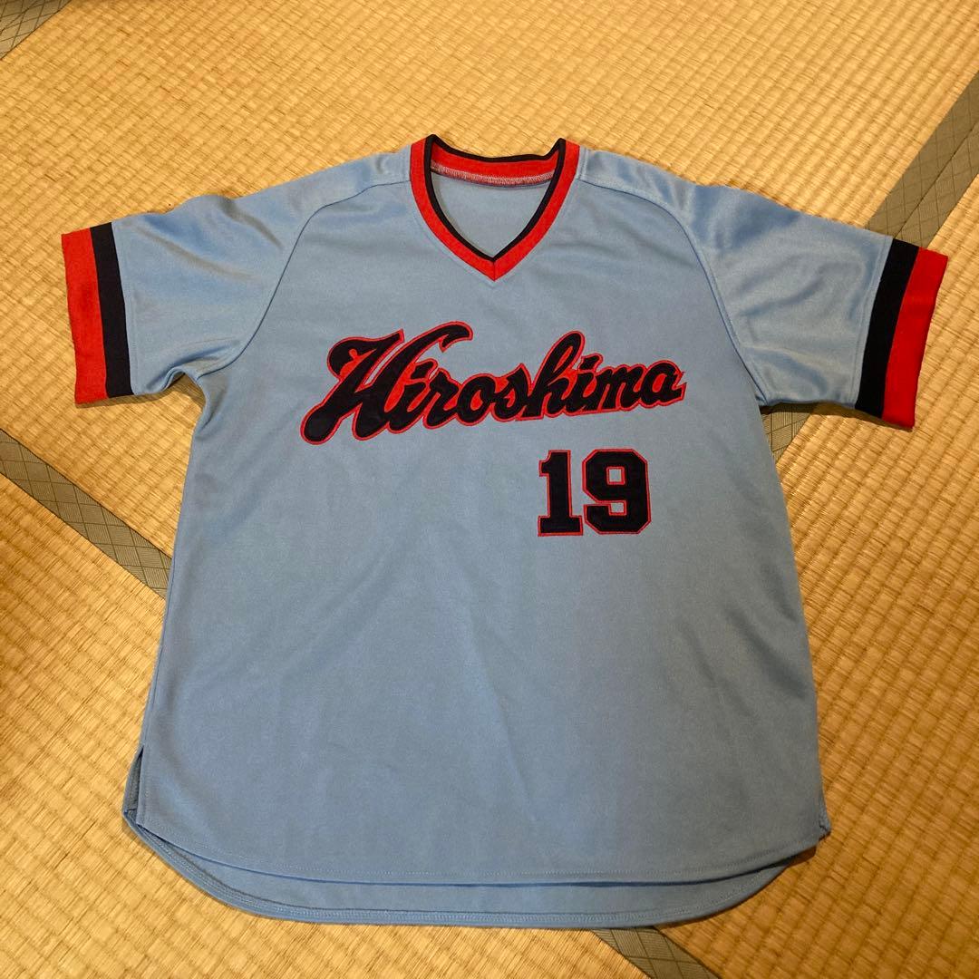 広島カープ　復刻ユニホーム　#19 野村祐輔　池谷　床田　Mサイズ