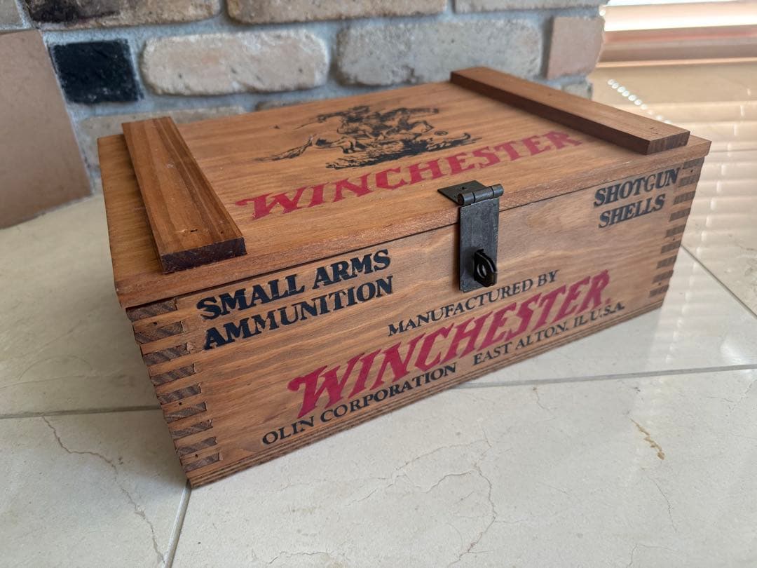 WINCHESTER ウィンチェスター 木製ボックス 弾薬ケース クレー射撃