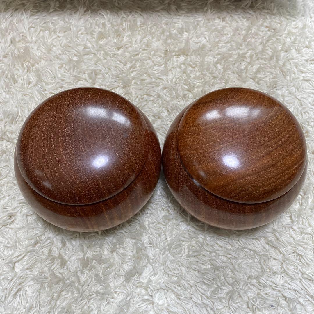 囲碁　碁石　日向特製　本蛤碁石　那智黒碁石　33号　木箱付き